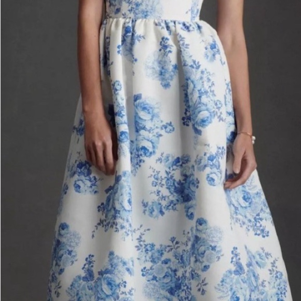 Sachin + Babi Blaine Taffeta Midi Dress